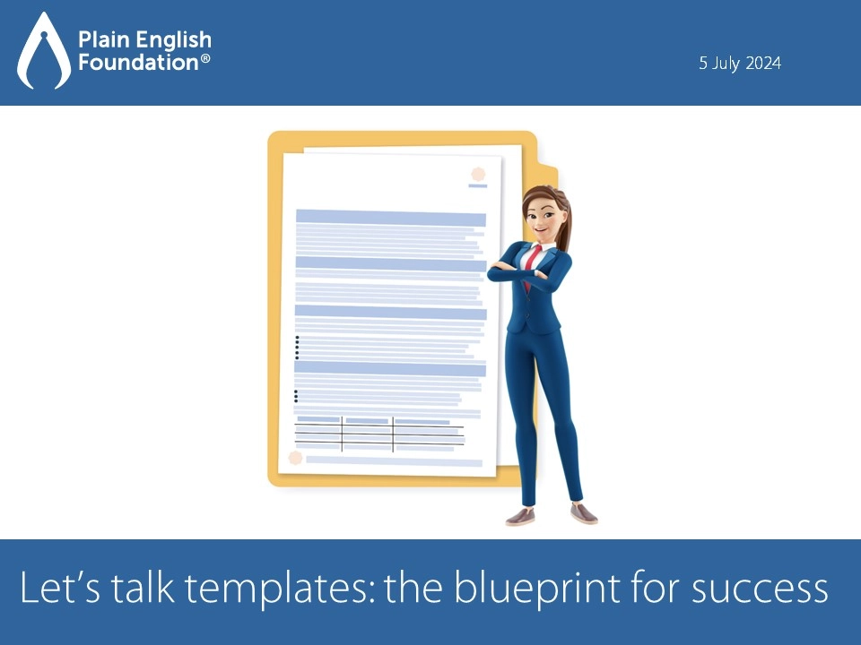 Let's talk templates: the blueprint for success